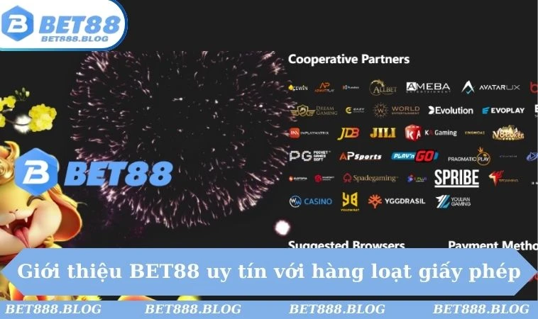 Giới thiệu BET88 uy tín với hàng loạt giấy phép Giới thiệu BET88 uy tín với hàng loạt giấy phép