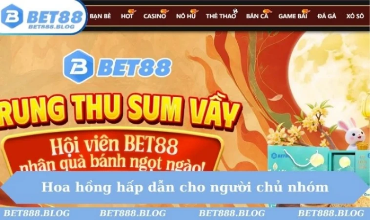 Hoa hồng hấp dẫn cho người chủ nhóm