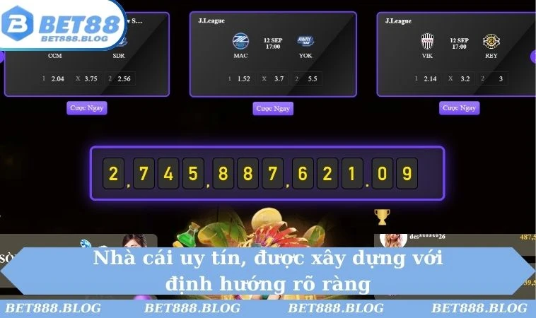 Nhà cái uy tín, được xây dựng với định hướng rõ ràng