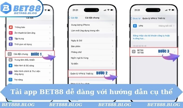 Tải app BET88 dễ dàng với hướng dẫn cụ thể Tải app BET88 dễ dàng với hướng dẫn cụ thể